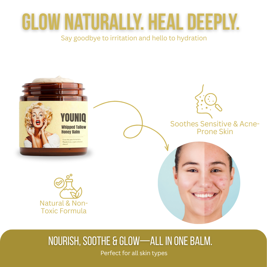 Youniq Whipped Beef Tallow Honey Balm