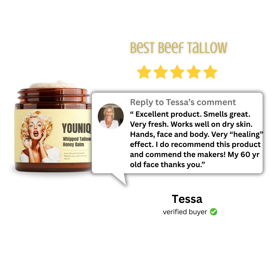Youniq Whipped Beef Tallow Honey Balm