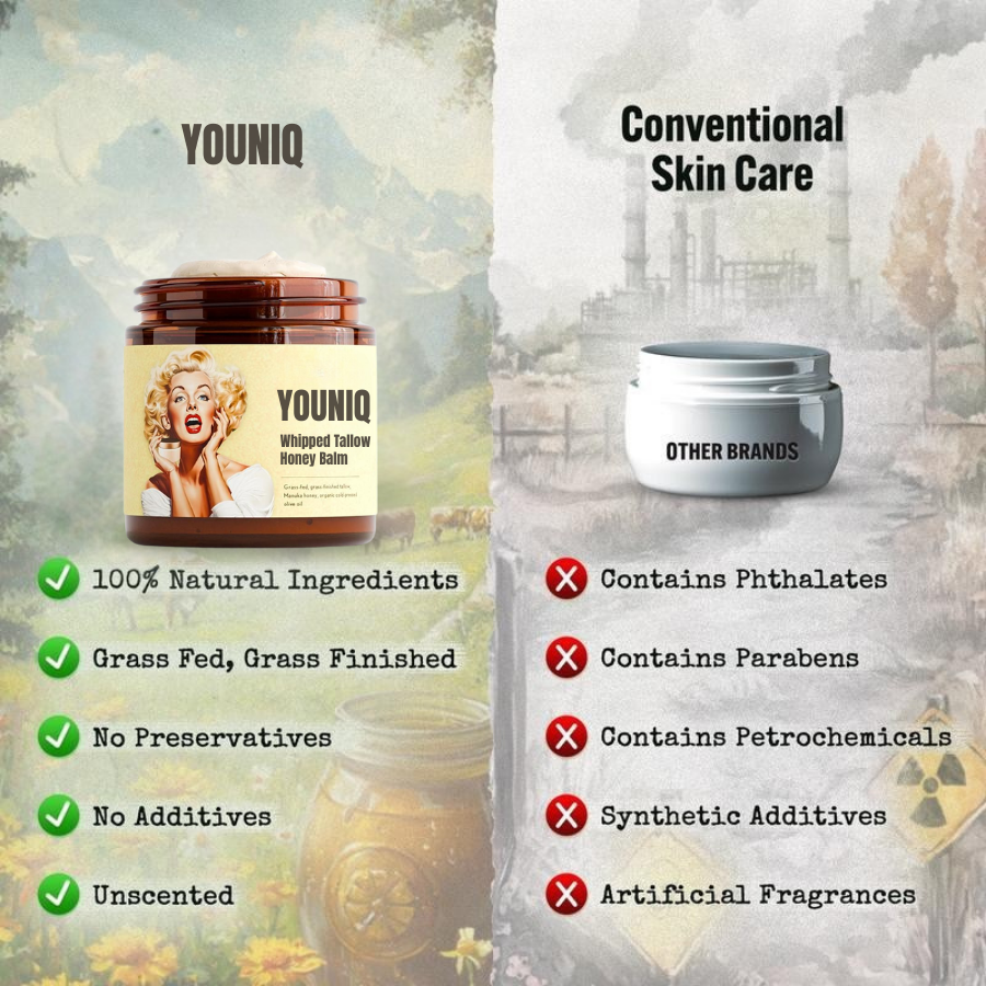 Youniq Whipped Beef Tallow Honey Balm